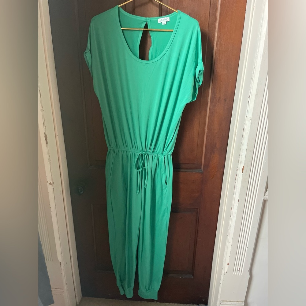 Jordann women's extra large green jumpsuit